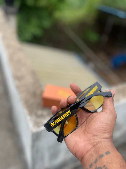 TRENDING BRANDED YELLOW COOLING GLASS WITH BOX