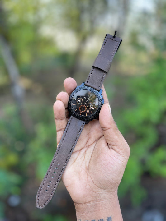 BROWN LEATHER TOP QUALITY WATCH
